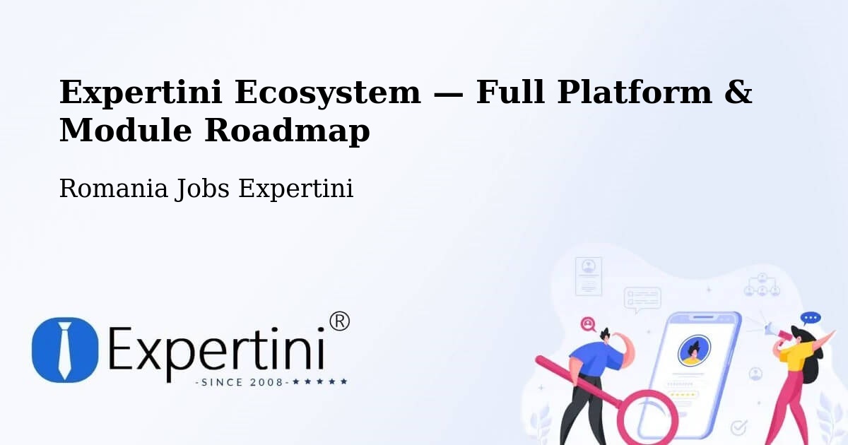 Expertini Ecosystem — Full Platform & Module Roadmap – Vărăşti